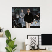 ルデジュネールダンラトリエバイエドゥアードマネ ポスター (ホームオフィス)