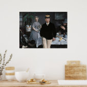 ルデジュネールダンラトリエバイエドゥアードマネ ポスター (キッチン)