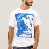 ルトレインブルートレインヴィンテージ旅行文献 Tシャツ (正面)