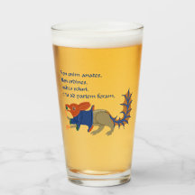 ルトレルの詩篇「リス」ガラスのタンブラー