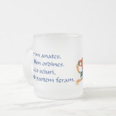 ルトレル・パサルター「リス」 フロストグラスマグカップ (正面左)