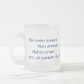 ルトレル・パサルター「リス」 フロストグラスマグカップ (左)