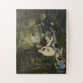 ルドゥアードマネ，ルデジュネールシュルエルベ， 1863 ジグソーパズル (縦)