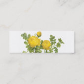 ルドゥートイエローローズカスタムズの名刺 スキニー名刺 (裏面)