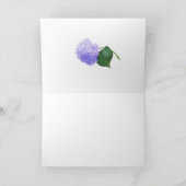 ルドゥートパープルアジサイのグリーティングカード カード (内部)
