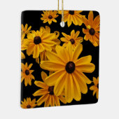 ルドベキアの黒によって注目されるスーザンの花のオーナメント セラミックオーナメント (右)