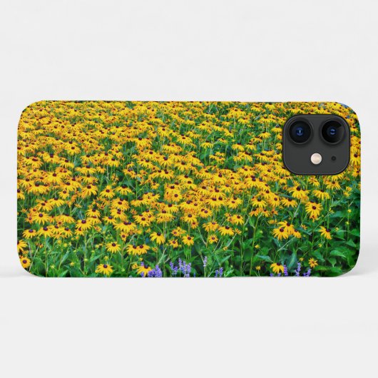 ルドベキア・ヒルタとラベンダーの野原 Case-Mate iPhoneケース (裏面(横))