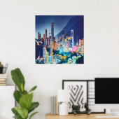 ルドモンテレイ – ニューメキシコ ポスター (ホームオフィス)