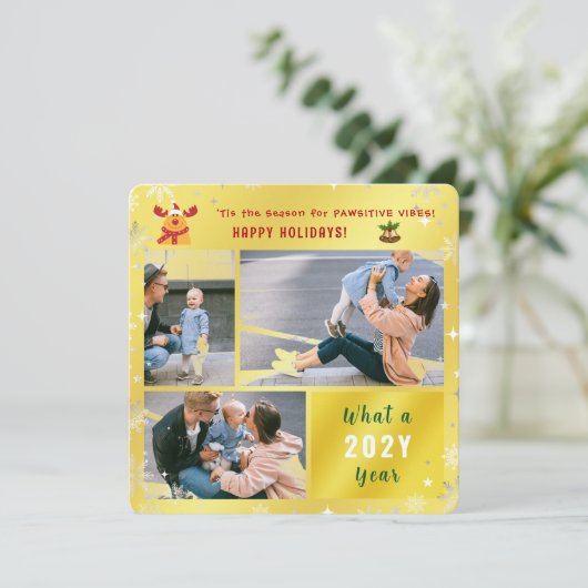 ルドルフおもしろいキュートハッピーホリデーズゴールデン3枚 シーズンカード (スタンド正面)