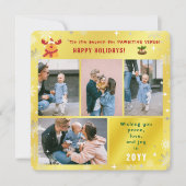 ルドルフおもしろい平和ラブジョイ4枚かわいいゴールデン シーズンカード (正面)