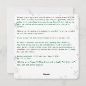 ルドルフおもしろい引っ越しましたハッピーホリデー3枚の写真 シーズンカード (裏面)