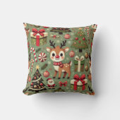 ルドルフとクリスマス クッション (正面)