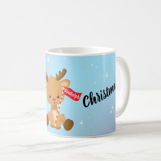 ルドルフとトナカイのクリスマス コーヒーマグカップ (正面右)