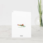 ルドルフとノーザンライカスタムトクリスマスカード シーズンカード (裏面)