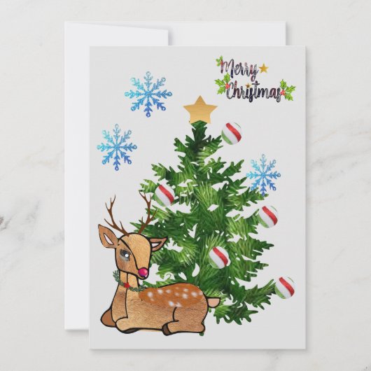 ルドルフのクリスマスカード シーズンカード (正面)