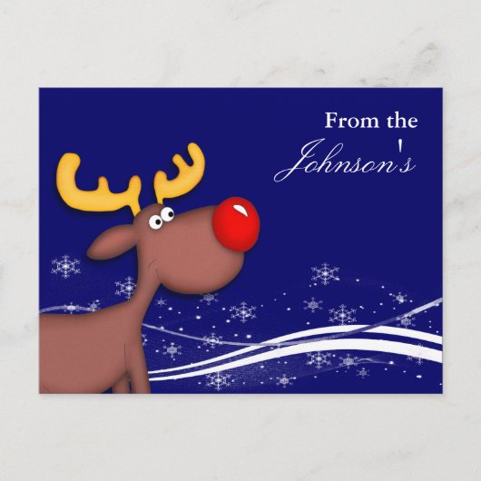 ルドルフのクリスマスカード シーズンポストカード (正面)