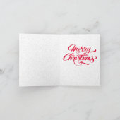 ルドルフのクリスマスグリーティングカード シーズンカード (内部)