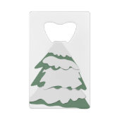 ルドルフのクリスマスツリー1 （リミックス） クレジットカード栓抜き (裏面)