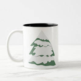 ルドルフのクリスマスツリー1 （リミックス） ツートーンマグカップ