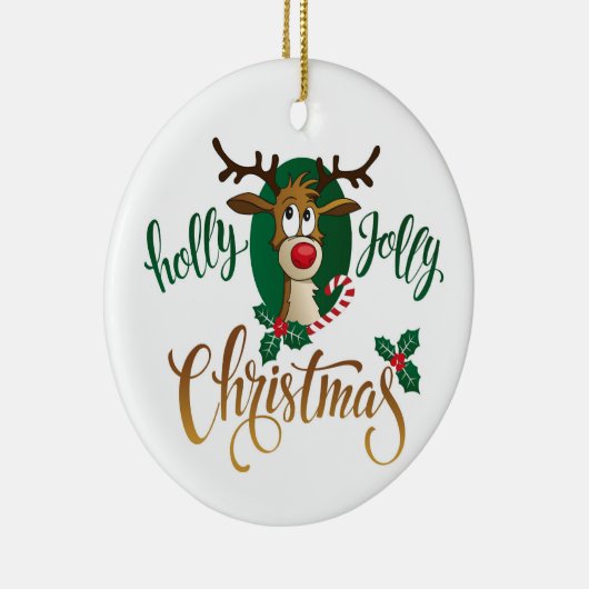 ルドルフのホリーすてきクリスマス セラミックオーナメント (右)