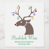 ルドルフのワインラベル ワインラベル (シングルラベル)