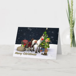 ルドルフの交換クリスマスカード シーズンカード
