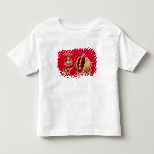 ルドルフの即位の王位の象徴II トドラーTシャツ (正面)