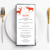 ルドルフの赤いトナカイ | クリスマス ホリデーカフェまたはベーカリー メニュー