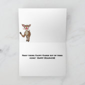 ルドルフの鼻のクリスマスグリーティング シーズンカード (内部)