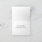 ルドルフは私のそりを盗んだクリスマスホリデーカード シーズンカード (内部)