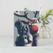 ルドルフは銃を持っている クリスマスカード (スタンド正面)