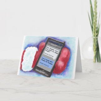 ルドルフはyesと言う！クリスマスカード シーズンカード