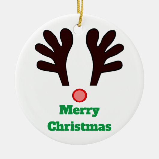 ルドルフオーナメント セラミックオーナメント (正面)