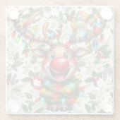 ルドルフザトナカイ ガラスコースター (裏面)