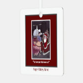 ルドルフザレッドノーズ金属スクエアオーナメント メタルオーナメント (正面左)