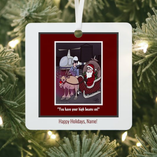 ルドルフザレッドノーズ金属スクエアオーナメント メタルオーナメント (インサイチュ)