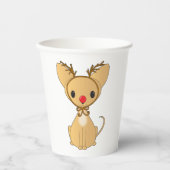 ルドルフチワワ 紙コップ (正面)