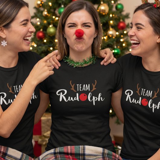 ルドルフチームのクリスマスモチーフ Tシャツ