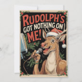 ルドルフパーソナライズされたには何のヴィンテージもおもしろいない シーズンカード (正面)