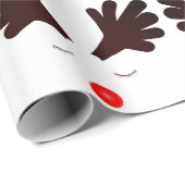 ルドルフホワイトラッピング紙 ラッピングペーパー (ロールコーナー)