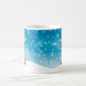 ルドルフ赤い鼻トナカイのクリスマスマグカップ コーヒーマグカップ (中央)