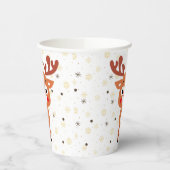 ルドルフ赤ノーズトナカイ紙カップ 紙コップ (左)
