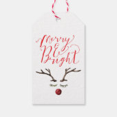 ルドルフ赤鼻トナカイ ギフトタグ (裏面)