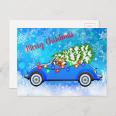 ルドルフ運転 シーズンポストカード (正面/裏面)