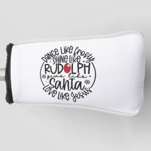 ルドルフ霜の降りた・クリスマスのように輝くように踊る ゴルフヘッドカバー