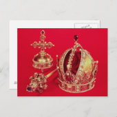 ルドルフ2世の戴冠式 ポストカード (正面/裏面)