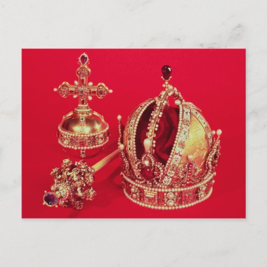 ルドルフ2世の戴冠式 ポストカード (正面)