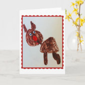 ルドルフ –  カード (黄色い花)