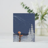 ルドルフ・コイブ「少年と星」 ポストカード (スタンド正面)