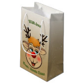 ルドルフ – サンタの赤鼻トナカイ スモールペーパーバッグ (裏面アングル)